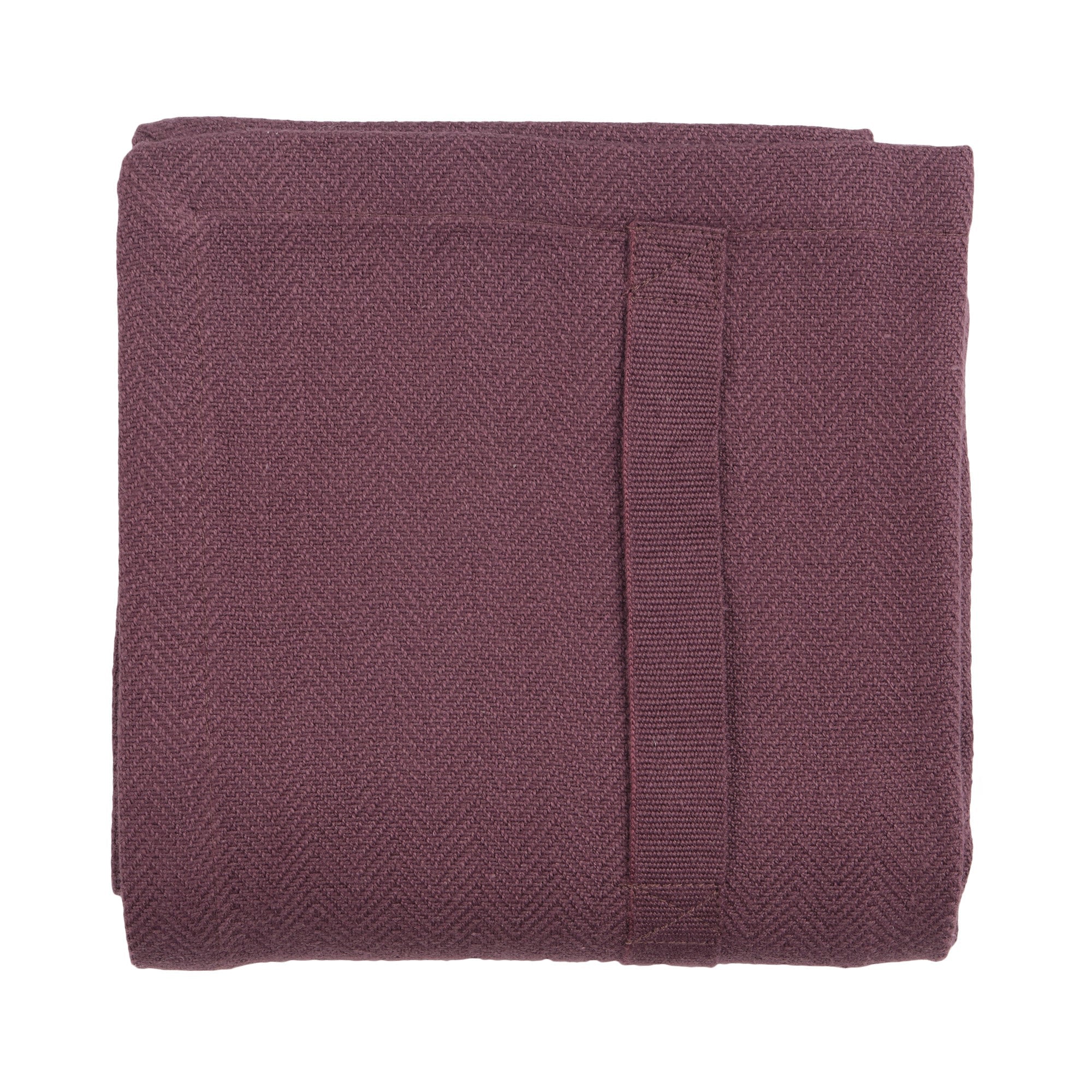 The Organic Company Kitchen Towel Herringbone 390 Maroon