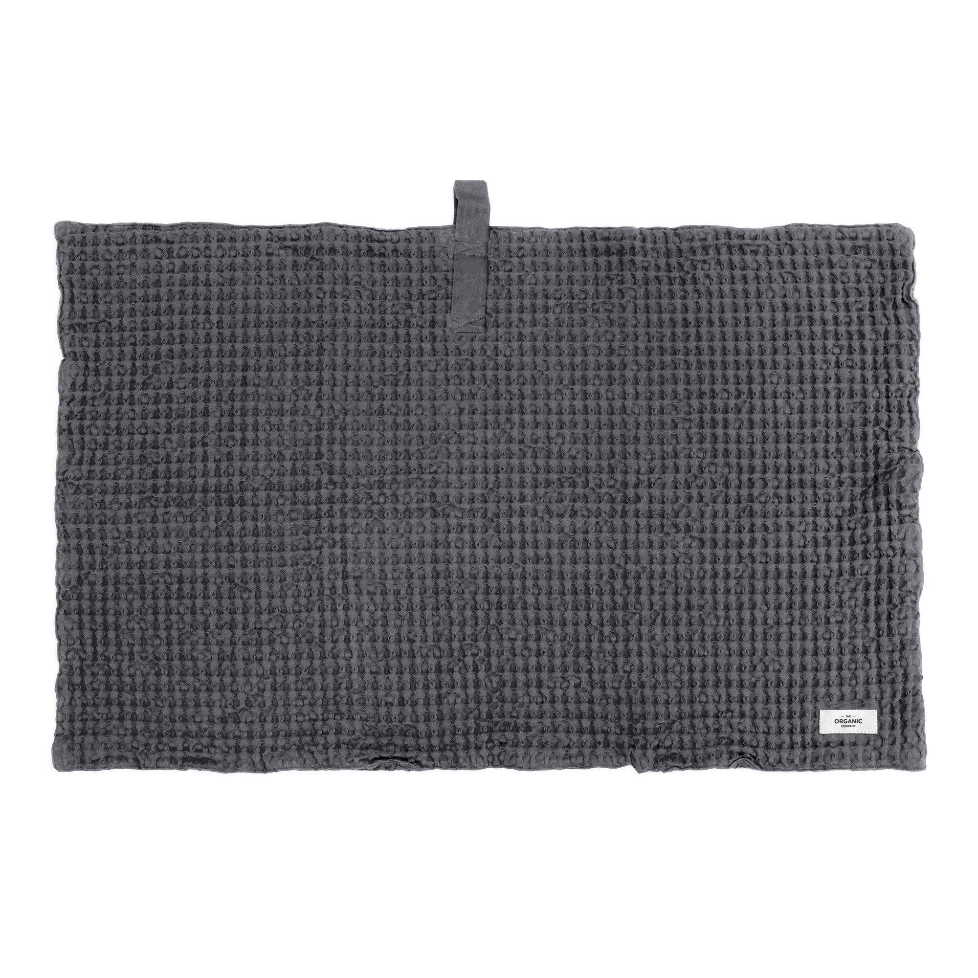 The Organic Company Big Waffle Bath Mat - 80 x 55 cm Big Waffle 110 Dark grey