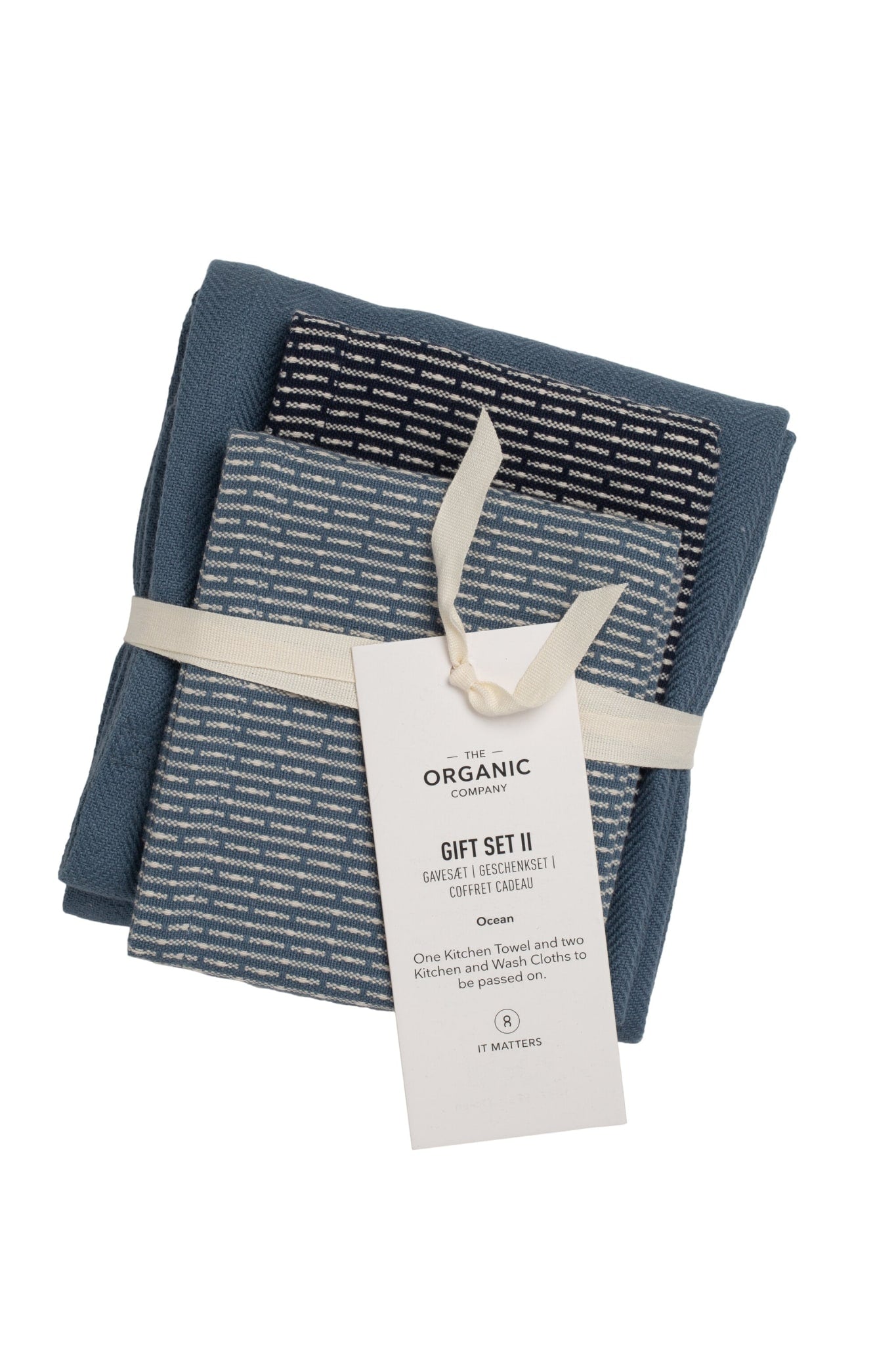 The Organic Company Gift set II Piqué 973 Ocean Selection