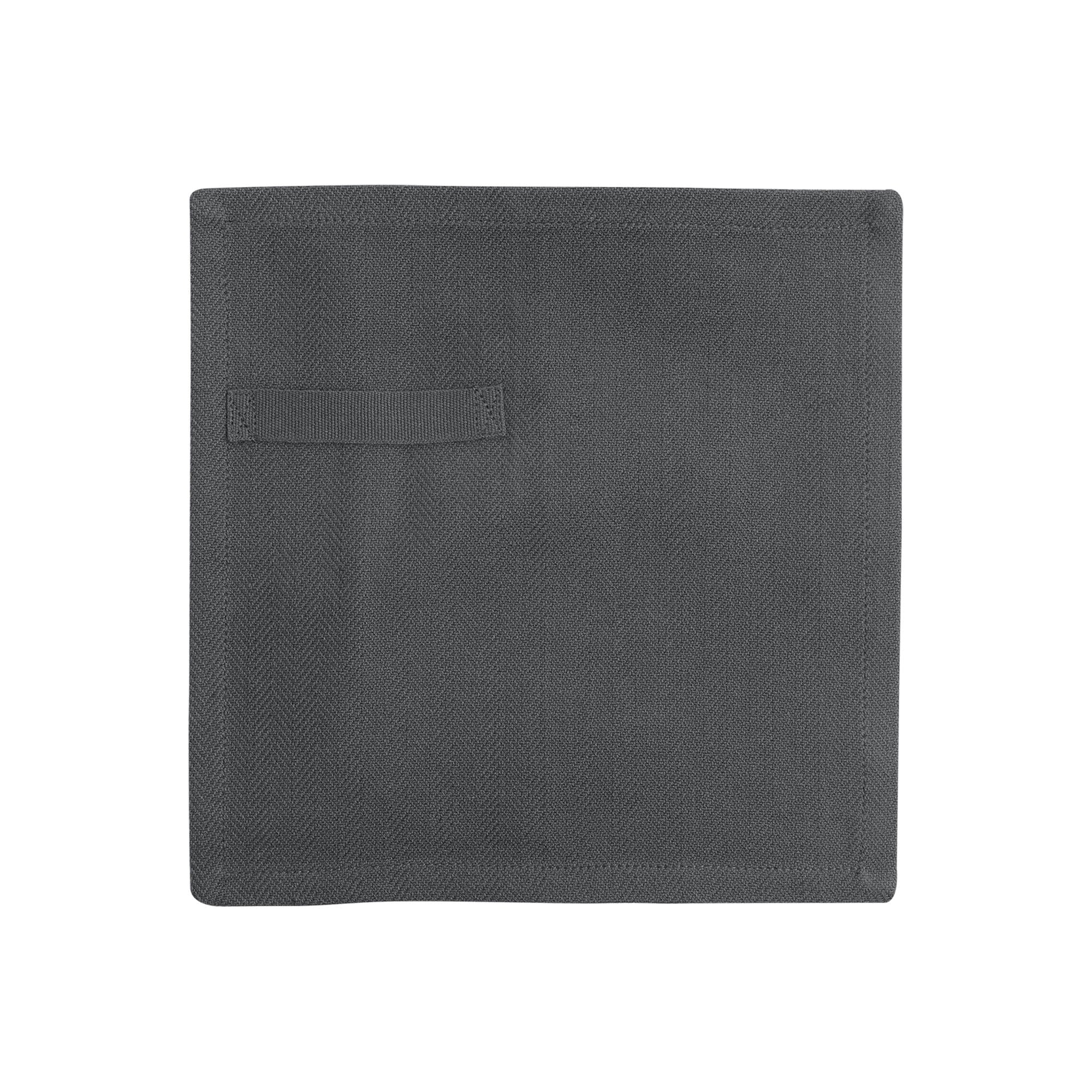 The Organic Company Everyday Napkin Herringbone 110 Dark grey