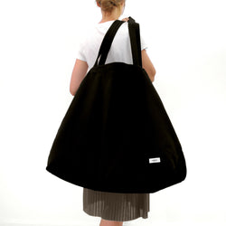 The Organic Company Big Long Bag Heavy canvas 100 Black