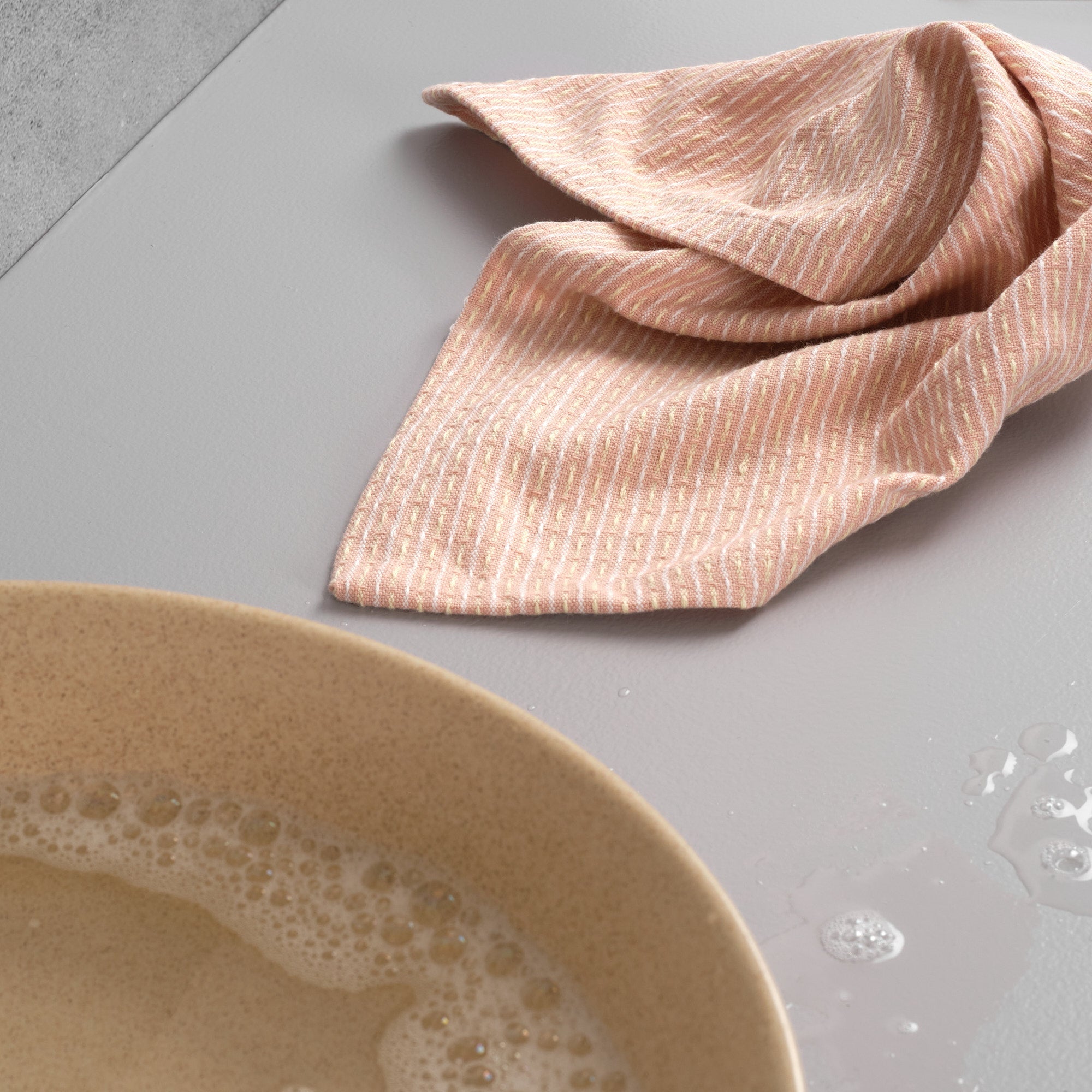 The Organic Company Kitchen Cloth Piqué 315 Cherry blossom