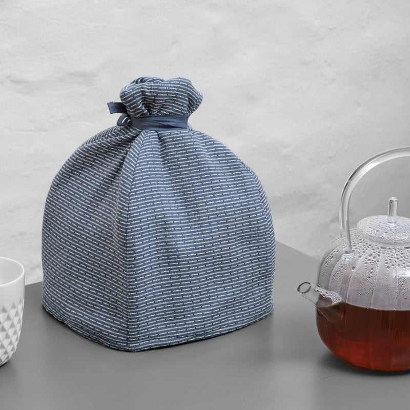 The Organic Company Tea Cosy Piqué 511 Grey blue stone