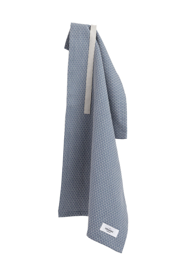 The Organic Company Little Towel II Piqué 511 Grey blue stone