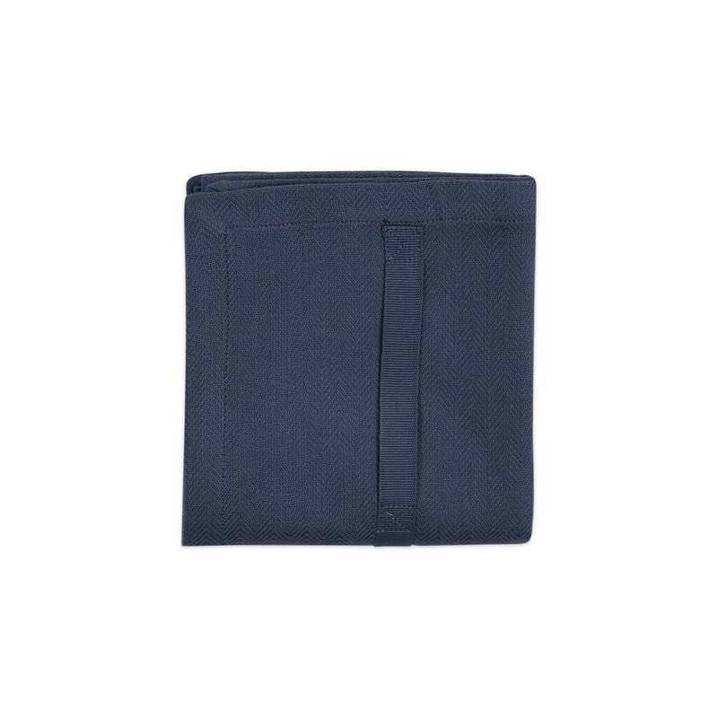 The Organic Company Kitchen Towel Herringbone 500 Dark blue