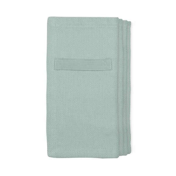 The Organic Company Everyday Napkin Herringbone 410 Dusty Mint