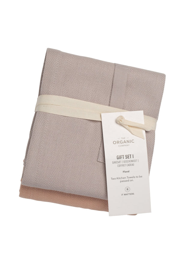 The Organic Company Gift set I Herringbone 952 Floral Set Color Mix