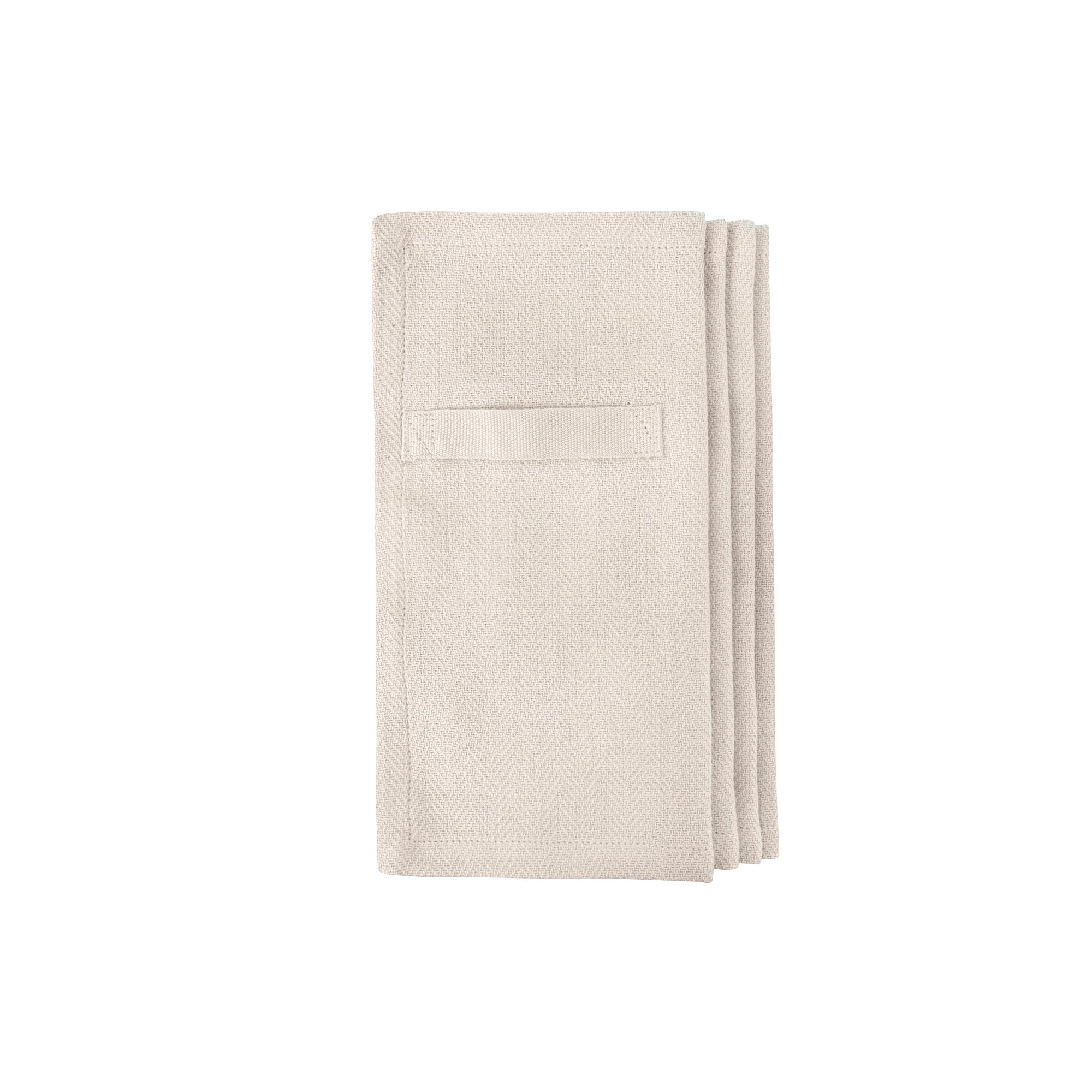 The Organic Company Everyday Napkin Herringbone 202 Stone