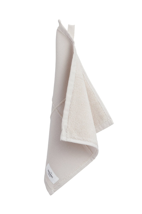 The Organic Company CALM Wash Cloths - 28 x 28 cm TerryPlain 202 Stone