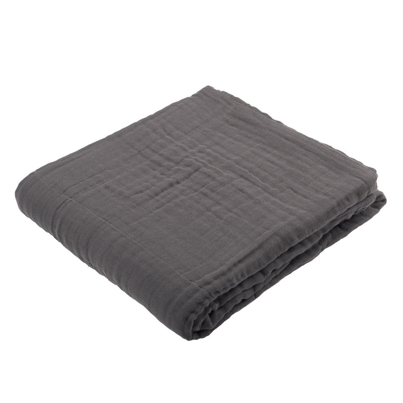 6-Layer Soft Blanket - 110 Dark grey