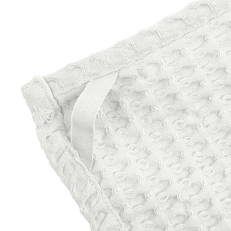 Waffle Kitchen Towel in White