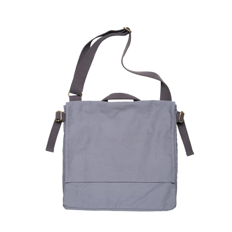 The Organic Company Big Shoulder Bag Heavy canvas 512 Hayao - grey blue