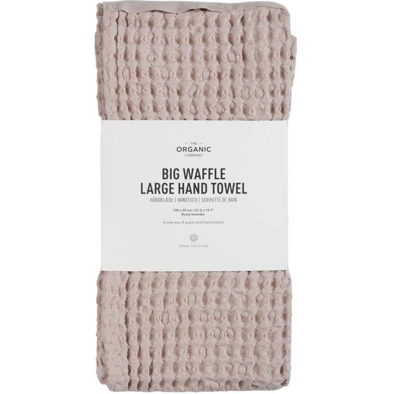 Big Waffle large hand towel - 340 Dusty lavender