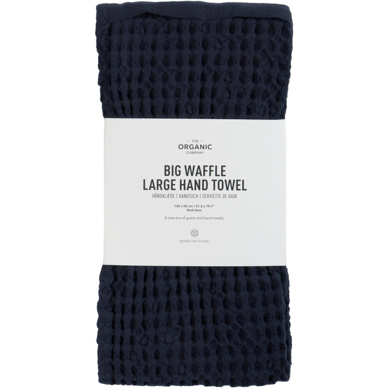 Big Waffle Hand Towel - 500 Dark blue –