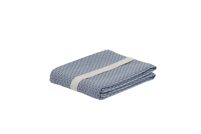 The Organic Company Little Towel II Piqué 511 Grey blue stone
