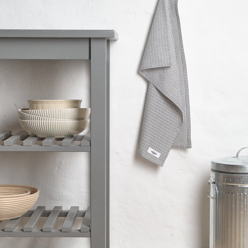 The Organic Company Little Towel - 35 x 60 cm Piqué 180 Morning grey