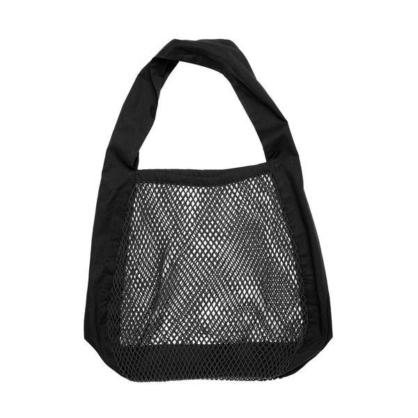 The Organic Company Net shoulder bag Net Fabric (10's x 10's) 100 Black
